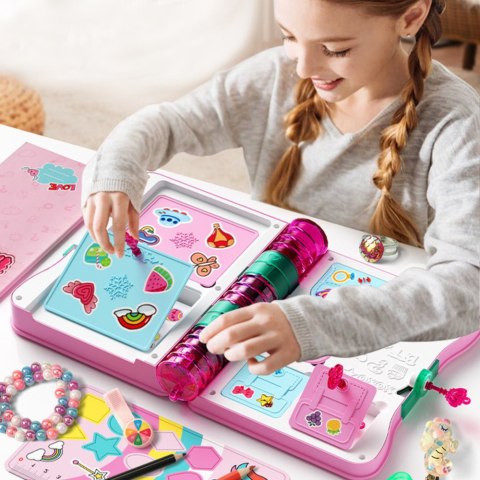 Sekretny Pamiętnik Na Kłódkę Notes Skrytka Kluczyk Akcesoria Różowy LEAN Toys Sekretny Pamiętnik Na Kłódkę Notes Skrytka Kluczyk Akcesoria Różowy LEAN Toys
