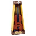 Skrzypce Instrument Dla Dzieci Smyczek Ciemny Brązowy LEAN Toys