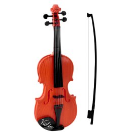 Skrzypce Instrument Dla Dzieci Smyczek Jasny Brązowy LEAN Toys