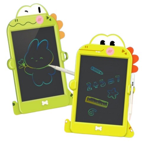 Tablica Do Rysowania Pisania LCD Rysik Dinozaur Zielona LEAN Toys Tablica Do Rysowania Pisania LCD Rysik Dinozaur Zielona LEAN Toys