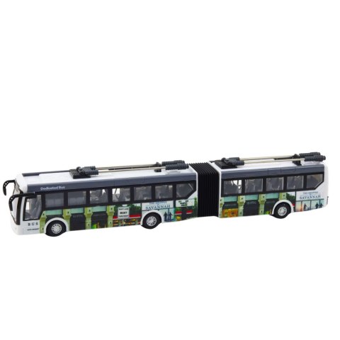 Trolejbus Miejski Zdalnie Sterowany RC Światła Transport Publiczny LEAN Toys Trolejbus Miejski Zdalnie Sterowany RC Światła Transport Publiczny LEAN Toys