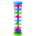 Tuba Sensoryczna Deszczownica Grzechotka Kolorowe Kulki 20cm LEAN TOYS