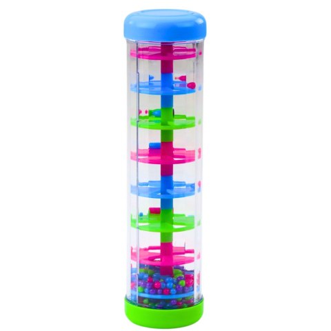 Tuba Sensoryczna Deszczownica Grzechotka Kolorowe Kulki 20cm LEAN TOYS Tuba Sensoryczna Deszczownica Grzechotka Kolorowe Kulki 20cm LEAN TOYS