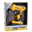 Wiertarka Wkrętarka Na Baterie 4 Wymienne Końcówki Światło LED LEAN Toys