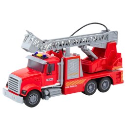 Wóz Strażacki Drabina Wysięgnik Napęd Woda Światła Dźwięki LEAN Toys