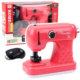Zabawkowa Maszyna Do Szycia Z Myszką Dla Dzieci Światła Różowa LEAN Toys