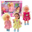 Zestaw 3 Mini Laleczek Przyjęcie Urodzinowe Lalka Urodziny Sukienka 3 Szt. LEAN TOYS