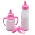 Zestaw Dla Niemowlaka Lalki Butelki Znikające Mleko Smoczek LEAN TOYS