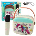 Zestaw Do Karaoke Dla Dzieci Z Jednorożcem Mikrofon Bluetooth LEAN Toys