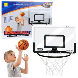 Zestaw Do Koszykówki Tablica Tarcza Obręcz Piłka Pompka LEAN Toys
