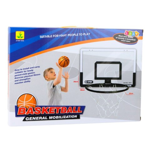 Zestaw Do Koszykówki Tablica Tarcza Obręcz Piłka Pompka LEAN Toys Zestaw Do Koszykówki Tablica Tarcza Obręcz Piłka Pompka LEAN Toys