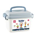 Zestaw Klocków Śnieżynki W Walizce Konstrukcyjne 140el LEAN Toys