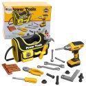 Zestaw Majsterkowicza Narzędzia Wiertarka Na Baterie Torba LEAN Toys