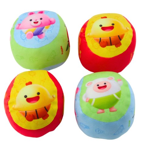 Zestaw Miękkich Piłeczek Dla Malucha Owoce Kolorowe 4szt LEAN Toys Zestaw Miękkich Piłeczek Dla Malucha Owoce Kolorowe 4szt LEAN Toys