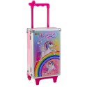 Zestaw Piękności W Walizce Na Kółkach Jednorożec Różowa LEAN Toys