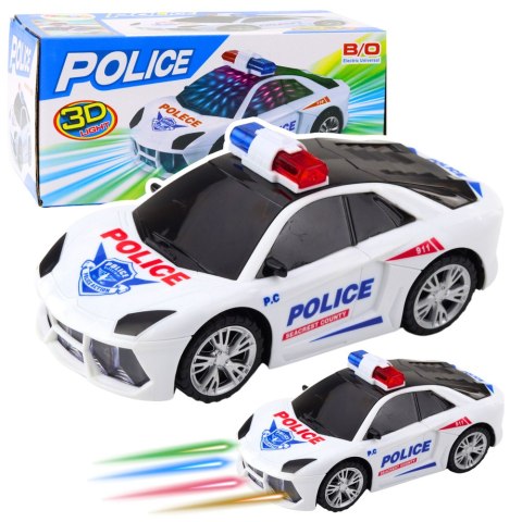 Auto Policyjne Radiowóz Interaktywny Światła Dźwięki LEAN TOYS Auto Policyjne Radiowóz Interaktywny Światła Dźwięki LEAN TOYS