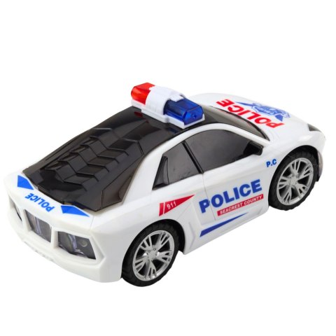 Auto Policyjne Radiowóz Interaktywny Światła Dźwięki LEAN TOYS Auto Policyjne Radiowóz Interaktywny Światła Dźwięki LEAN TOYS