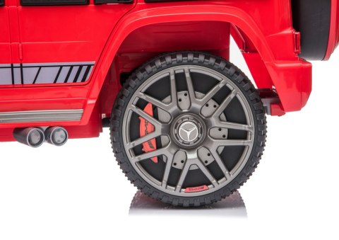Auto na akumulator Mercedes G63 Czerwony BBH-0003 LEAN CARS Auto na akumulator Mercedes G63 Czerwony BBH-0003 LEAN CARS