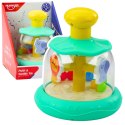 Bączek Karuzela Z Kuleczkami I Zwierzętami Hipopotam Lew Małpka Zielona LEAN Toys