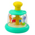 Bączek Karuzela Z Kuleczkami I Zwierzętami Hipopotam Lew Małpka Zielona LEAN Toys