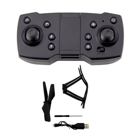 Dron Sky Hunter D19HW Kamera FVP Wi-Fi Pilot Z Uchwytem Na Telefon Etui LEAN Toys Dron Sky Hunter D19HW Kamera FVP Wi-Fi Pilot Z Uchwytem Na Telefon Etui LEAN Toys