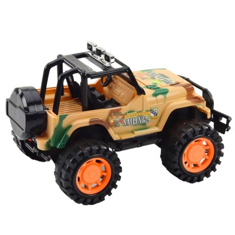 Duży Samochód Terenowy Militarny Off-Road Beżowy LEAN Toys Duży Samochód Terenowy Militarny Off-Road Beżowy LEAN Toys