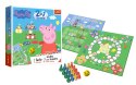 Gra 2w1 Chińczyk Węże i drabiny Świnka Peppa Trefl 2067 Trefl Puzzle