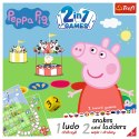Gra 2w1 Chińczyk Węże i drabiny Świnka Peppa Trefl 2067 Trefl Puzzle