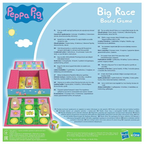 Gra Big race Świnka Peppa Trefl 02262 Trefl Gry Gra Big race Świnka Peppa Trefl 02262 Trefl Gry