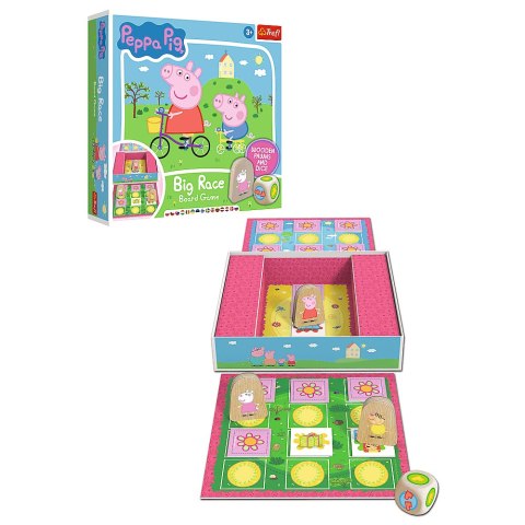 Gra Big race Świnka Peppa Trefl 02262 Trefl Gry Gra Big race Świnka Peppa Trefl 02262 Trefl Gry