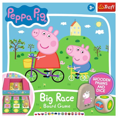 Gra Big race Świnka Peppa Trefl 02262 Trefl Gry Gra Big race Świnka Peppa Trefl 02262 Trefl Gry