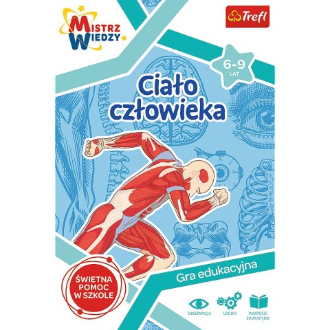 Gra Edukacyjna Ciało człowieka/ Mistrz Wiedzy Trefl 01957 Trefl Gry Gra Edukacyjna Ciało człowieka/ Mistrz Wiedzy Trefl 01957 Trefl Gry