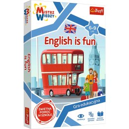 Gra Edukacyjna English is Fun z Serii Mistrz Wiedzy Trefl 01954 Trefl Gry