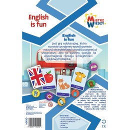 Gra Edukacyjna English is Fun z Serii Mistrz Wiedzy Trefl 01954 Trefl Gry