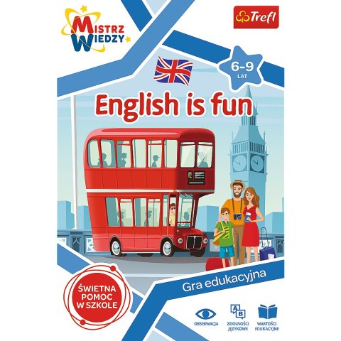 Gra Edukacyjna English is Fun z Serii Mistrz Wiedzy Trefl 01954 Trefl Gry Gra Edukacyjna English is Fun z Serii Mistrz Wiedzy Trefl 01954 Trefl Gry