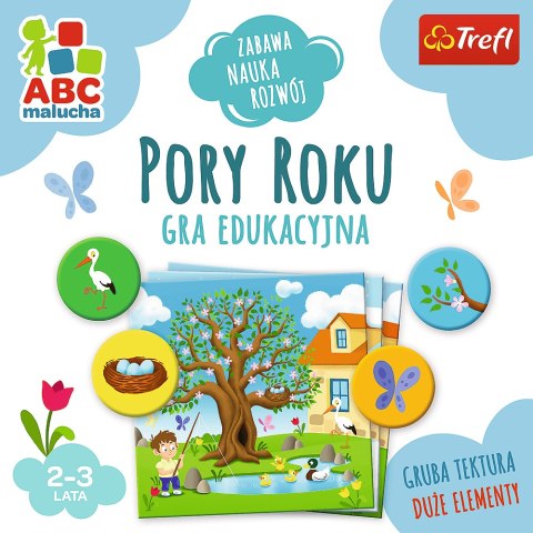 Gra Edukacyjna Pory Roku z Serii ABC Malucha Trefl 01941 Trefl Gry Gra Edukacyjna Pory Roku z Serii ABC Malucha Trefl 01941 Trefl Gry