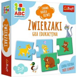 Gra Edukacyjna Zwierzaki z Serii ABC Malucha Trefl 01940 Trefl Gry