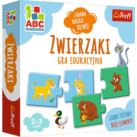 Gra Edukacyjna Zwierzaki z Serii ABC Malucha Trefl 01940 Trefl Gry Gra Edukacyjna Zwierzaki z Serii ABC Malucha Trefl 01940 Trefl Gry