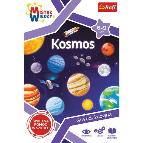 Gra Kosmos z Serii Mistrz Wiedzy Trefl 01956 Trefl Gry Gra Kosmos z Serii Mistrz Wiedzy Trefl 01956 Trefl Gry