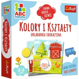 Gra Układanka Edukacyjna Kolory i kształty z Serii ABC Malucha Trefl 01939 Trefl Gry