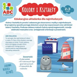 Gra Układanka Edukacyjna Kolory i kształty z Serii ABC Malucha Trefl 01939 Trefl Gry