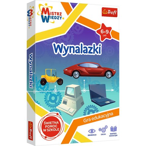 Gra Wynalazki z Serii Mistrz Wiedzy Trefl 01958 Trefl Gry