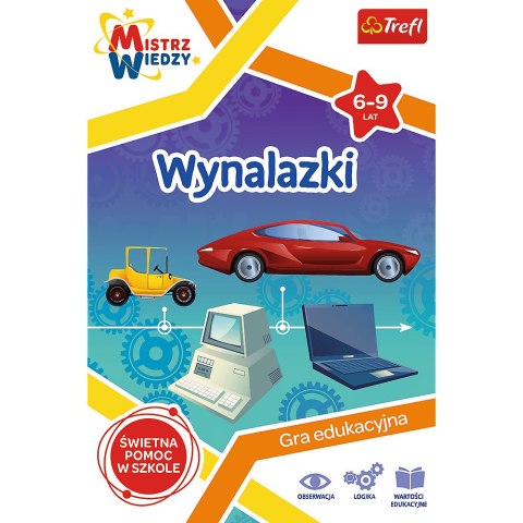 Gra Wynalazki z Serii Mistrz Wiedzy Trefl 01958 Trefl Gry Gra Wynalazki z Serii Mistrz Wiedzy Trefl 01958 Trefl Gry