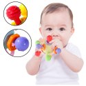 Gryzak Zabawka Sensoryczna Z Grzechotką Dla Niemowląt Kolorowa LEAN TOYS