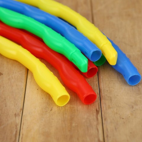 Hula Hop Z Wypustkami Do Ćwiczeń Zabawy Składane Kolorowe 8el LEAN TOYS Hula Hop Z Wypustkami Do Ćwiczeń Zabawy Składane Kolorowe 8el LEAN TOYS