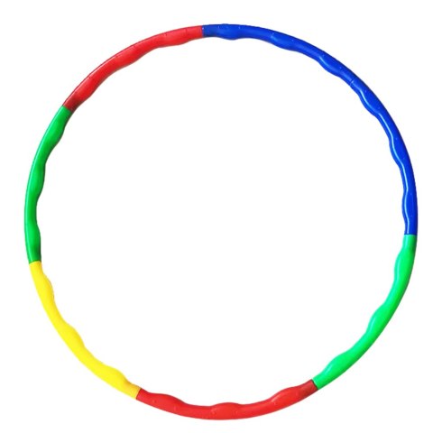 Hula Hop Z Wypustkami Do Ćwiczeń Zabawy Składane Kolorowe 8el LEAN TOYS Hula Hop Z Wypustkami Do Ćwiczeń Zabawy Składane Kolorowe 8el LEAN TOYS