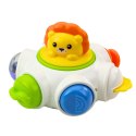 Interaktywna Zabawka Dla Malucha UFO Z Lwem i Krokodylem LEAN TOYS