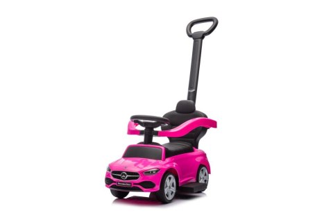 Jeździk z Pchaczem Mercedes 3w1 Różowy LEAN Toys Jeździk z Pchaczem Mercedes 3w1 Różowy LEAN Toys