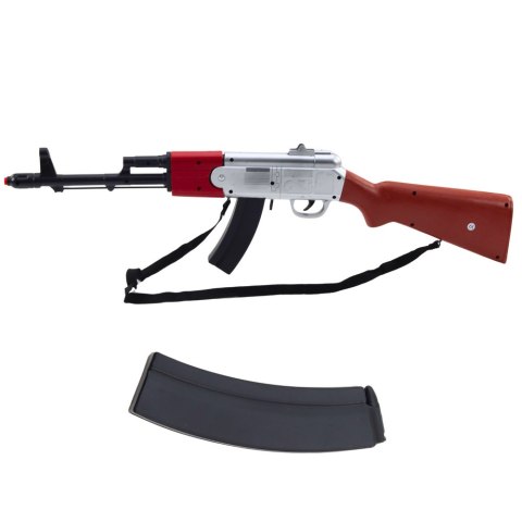 Karabin Strzelba Rekwizyt Pasek Na Ramię Brązowy Dźwięki 65cm LEAN TOYS Karabin Strzelba Rekwizyt Pasek Na Ramię Brązowy Dźwięki 65cm LEAN TOYS