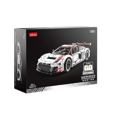 Klocki Konstrukcyjne Auto RC Rastar 1:8 Audi R8 3322 Elementów Rastar Klocki Konstrukcyjne Auto RC Rastar 1:8 Audi R8 3322 Elementów Rastar